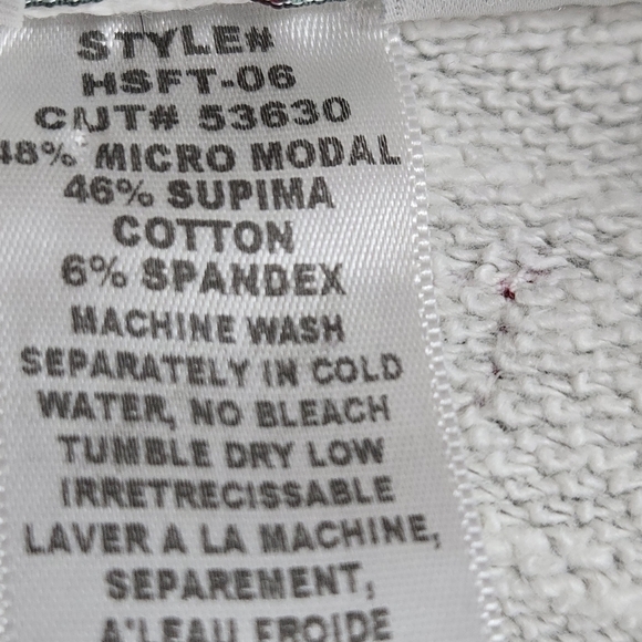 Hard‎ Tail Light Heather Gray Long Sweatshirt Cardigan Sweater - Picture 13 of 13